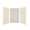 Expressions 60-in x 48-in x 96-in Glue to Wall 3-Piece Shower Kit, Cameo / Biscuit / Bleached Oak, EWK604896-3245
