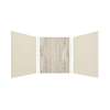 Expressions 60-in x 60-in x 72-in Glue to Wall 3-Piece Shower Kit, Cameo / Biscuit / Sorento, EWK606072-3243