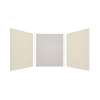 Expressions 60-in x 60-in x 72-in Glue to Wall 3-Piece Shower Kit, Cameo / Biscuit / Sea Fog, EWK606072-3244