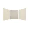 Expressions 60-in x 60-in x 72-in Glue to Wall 3-Piece Shower Kit, Cameo / Biscuit / Houndstooth, EWK606072-3246
