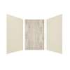 Expressions 60-in x 60-in x 96-in Glue to Wall 3-Piece Shower Kit, Cameo / Biscuit / Sorento, EWK606096-3243