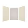 Expressions 60-in x 60-in x 96-in Glue to Wall 3-Piece Shower Kit, Cameo / Biscuit / Sea Fog, EWK606096-3244