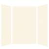 Expressions 60-in x 60-in x 96-in Glue to Wall 3-Piece Shower Kit, Cameo / Biscuit, EWK606096-32