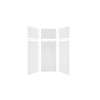 Expressions 36-in x 36-in x 96-in Glue to Wall 3-Piece Shower Kit, White / Bianca, EWKX36367224-3141