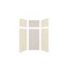 Expressions 36-in x 36-in x 96-in Glue to Wall 3-Piece Shower Kit, Cameo / Biscuit / Sea Fog, EWKX36367224-3244