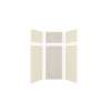 Expressions 36-in x 36-in x 96-in Glue to Wall 3-Piece Shower Kit, Cameo / Biscuit / Bleached Oak, EWKX36367224-3245