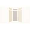 Expressions 36-in x 36-in x 96-in Glue to Wall 3-Piece Shower Kit, Cameo / Biscuit / Sea Fog, EWKX36368412-3244