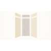 Expressions 36-in x 36-in x 96-in Glue to Wall 3-Piece Shower Kit, Cameo / Biscuit / Bleached Oak, EWKX36368412-3245