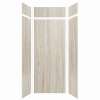 Expressions 36-in x 36-in x 96-in Glue to Wall 3-Piece Shower Kit, Sorento, EWKX36368412-43