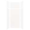 Expressions 36-in x 36-in x 96-in Glue to Wall 3-Piece Shower Kit, White, EWKX36367224-31