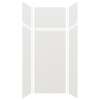 Expressions 36-in x 36-in x 96-in Glue to Wall 3-Piece Shower Kit, Grey, EWKX36367224-39