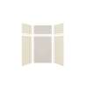 Expressions 48-in x 36-in x 96-in Glue to Wall 3-Piece Shower Kit, Cameo / Biscuit / Sea Fog, EWKX48367224-3244