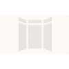 Expressions 48-in x 36-in x 96-in Glue to Wall 3-Piece Shower Kit, White, EWKX48368412-31