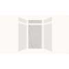 Expressions 48-in x 36-in x 96-in Glue to Wall 3-Piece Shower Kit, White / Bianca, EWKX48368412-3141