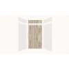 Expressions 48-in x 36-in x 96-in Glue to Wall 3-Piece Shower Kit, White / Sorento, EWKX48368412-3143