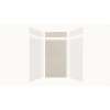 Expressions 48-in x 36-in x 96-in Glue to Wall 3-Piece Shower Kit, Cameo / Biscuit / Houndstooth, EWKX48368412-3246