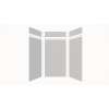 Expressions 48-in x 36-in x 96-in Glue to Wall 3-Piece Shower Kit, Grey, EWKX48368412-39