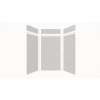 Expressions 48-in x 36-in x 96-in Glue to Wall 3-Piece Shower Kit, Sea Fog, EWKX48368412-44