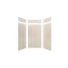 Expressions 48-in x 36-in x 96-in Glue to Wall 3-Piece Shower Kit, Houndstooth, EWKX48368412-46