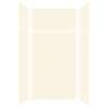 Expressions 48-in x 36-in x 96-in Glue to Wall 3-Piece Shower Kit, Cameo / Biscuit, EWKX48367224-32