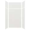 Expressions 48-in x 36-in x 96-in Glue to Wall 3-Piece Shower Kit, Grey, EWKX48367224-39