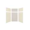 Expressions 48-in x 48-in x 96-in Glue to Wall 3-Piece Shower Kit, Cameo / Biscuit / Sea Fog, EWKX48487224-3244