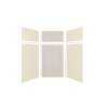 Expressions 48-in x 48-in x 96-in Glue to Wall 3-Piece Shower Kit, Cameo / Biscuit / Bleached Oak, EWKX48487224-3245