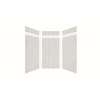 Expressions 48-in x 48-in x 96-in Glue to Wall 3-Piece Shower Kit, Bleached Oak, EWKX48488412-45