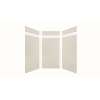 Expressions 48-in x 48-in x 96-in Glue to Wall 3-Piece Shower Kit, Houndstooth, EWKX48488412-46