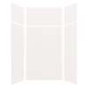 Expressions 48-in x 48-in x 96-in Glue to Wall 3-Piece Shower Kit, White, EWKX48487224-31