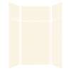 Expressions 48-in x 48-in x 96-in Glue to Wall 3-Piece Shower Kit, Cameo / Biscuit, EWKX48487224-32