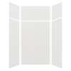 Expressions 48-in x 48-in x 96-in Glue to Wall 3-Piece Shower Kit, Grey, EWKX48487224-39