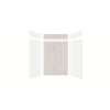 Expressions 60-in x 36-in x 96-in Glue to Wall 3-Piece Shower Kit, White / Bleached Oak, EWKX60368412-3145