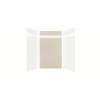 Expressions 60-in x 36-in x 96-in Glue to Wall 3-Piece Shower Kit, White / Houndstooth, EWKX60368412-3146