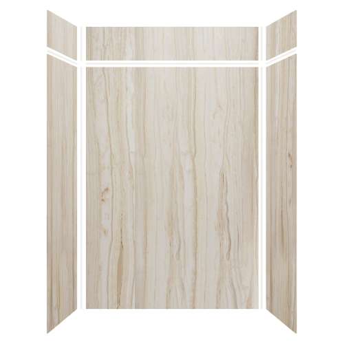 Expressions 60-in x 36-in x 96-in Glue to Wall 3-Piece Shower Kit, Sorento, EWKX60368412-43