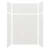Expressions 60-in x 36-in x 96-in Glue to Wall 3-Piece Shower Kit, Grey, EWKX60367224-39
