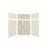 Expressions 60-in x 48-in x 96-in Glue to Wall 3-Piece Shower Kit, Cameo / Biscuit / Sorento, EWKX60487224-3243