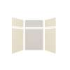 Expressions 60-in x 48-in x 96-in Glue to Wall 3-Piece Shower Kit, Cameo / Biscuit / Sea Fog, EWKX60487224-3244