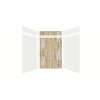Expressions 60-in x 48-in x 96-in Glue to Wall 3-Piece Shower Kit, White / Sorento, EWKX60488412-3143