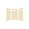 Expressions 60-in x 48-in x 96-in Glue to Wall 3-Piece Shower Kit, Cameo / Biscuit, EWKX60488412-32