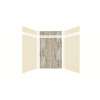 Expressions 60-in x 48-in x 96-in Glue to Wall 3-Piece Shower Kit, Cameo / Biscuit / Sorento, EWKX60488412-3243