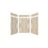 Expressions 60-in x 48-in x 96-in Glue to Wall 3-Piece Shower Kit, Sorento, EWKX60488412-43