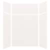 Expressions 60-in x 48-in x 96-in Glue to Wall 3-Piece Shower Kit, White, EWKX60487224-31