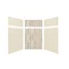 Expressions 60-in x 60-in x 96-in Glue to Wall 3-Piece Shower Kit, Cameo / Biscuit / Sorento, EWKX60607224-3243