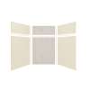 Expressions 60-in x 60-in x 96-in Glue to Wall 3-Piece Shower Kit, Cameo / Biscuit / Bleached Oak, EWKX60607224-3245