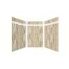 Expressions 60-in x 60-in x 96-in Glue to Wall 3-Piece Shower Kit, Sorento, EWKX60608412-43
