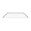 Trimslate  Elite 48-in x 36-in Zero Threshold Shower Base with Center Drain, White, SMFZSE4836C-31