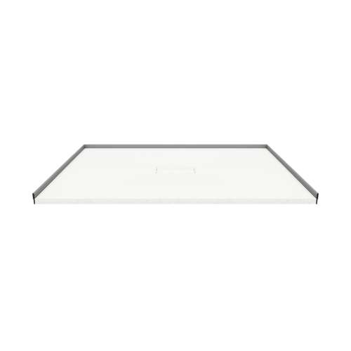 Trimslate  Elite 48-in x 36-in Zero Threshold Shower Base with Center Drain, White, SMFZSE4836C-31