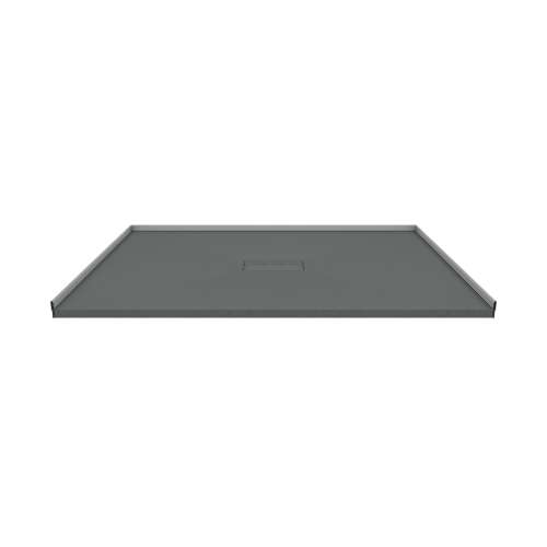 Trimslate  Elite 48-in x 36-in Zero Threshold Shower Base with Center Drain, Dark Grey, SMFZSE4836C-40