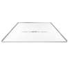 Trimslate  Elite 72-in x 48-in Zero Threshold Shower Base with Center Drain, White, SMFZSE7248C-31